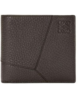 Loewe Puzzle Bifold Coin Wallet - Gray