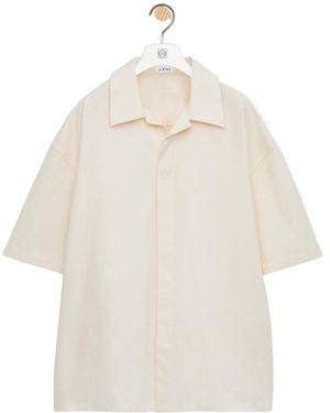 Loewe Relaxed Short Sleeved Shirt - White