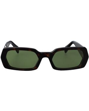 Retrosuperfuture L'Altro Geometric-Frame Sunglasses - Green