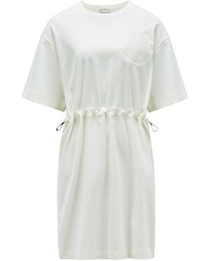 Moncler Cotton Dress - White