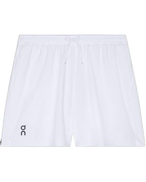 On Shoes 5 Court Elastic Waist Shorts - White