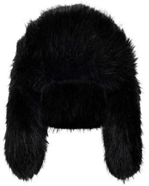 Balenciaga Classic Earflap Cap - Black