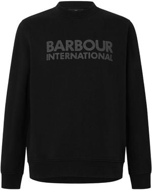 Barbour Crew Neck Logo Sweatshirt - Black