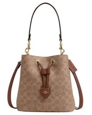 COACH Rowan Bucket Bag - Brown