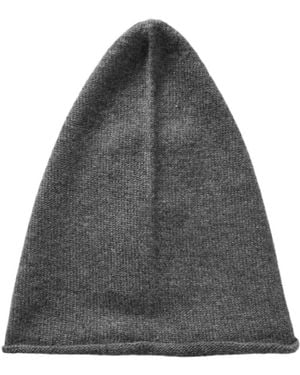 The Elder Statesman Stacked Cashmere Beanie - Grey