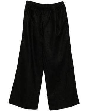 Reformation Fernando Linen Trousers - Black