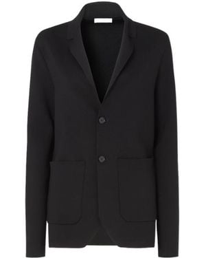 Fendi Wool Piqué Blazer - Black