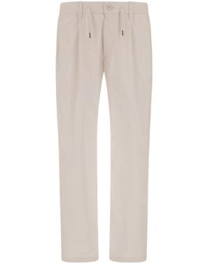 Herno Pleat-Detailing Trousers - Grey