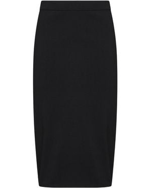 Co. Straight-Cut Pencil Skirt - Black