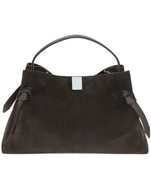 Yuzefi Top-Handle Shoulder Bag - Black