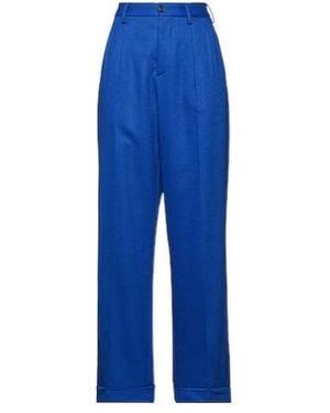 Marni Solidcolor Flannel Pants - Blue
