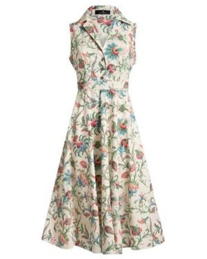 Etro Sleeveless V-Neck Dress - White