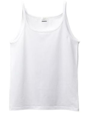 Versace Logo Embroidered Tank Top - White