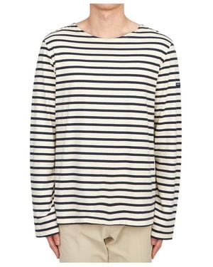 Saint James Striped Graphic T-Shirt - Multicolour