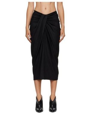 Isabel Marant Elastic-Waist Skirt - Black