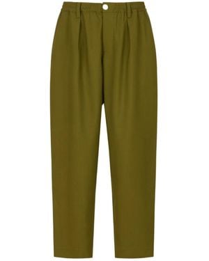 Marni Straight Leg Trousers - Green