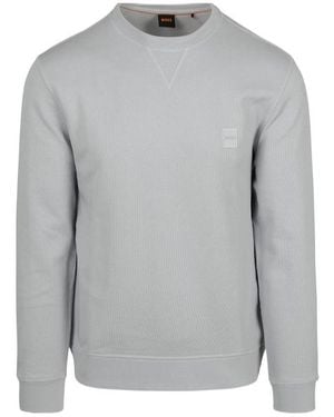 BOSS Crew-Neck Sweatshirt - Gray