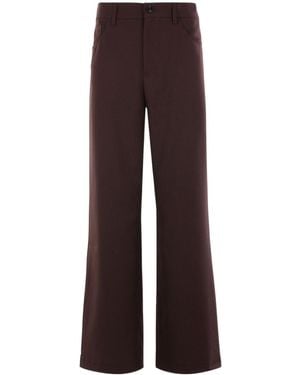 Séfr Wide-Leg Pants - Brown