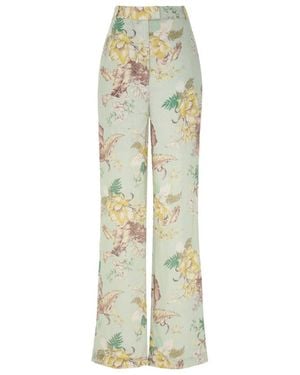 Zimmermann Flower Straight Pants - White