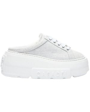 Casadei Cassiopea Platform Slip-Ons - White