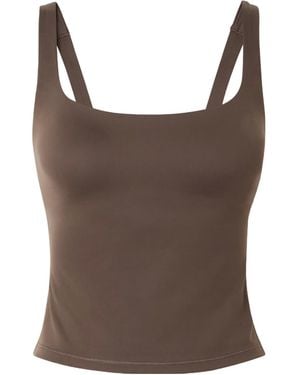 Skims Square Neck Vest - Brown