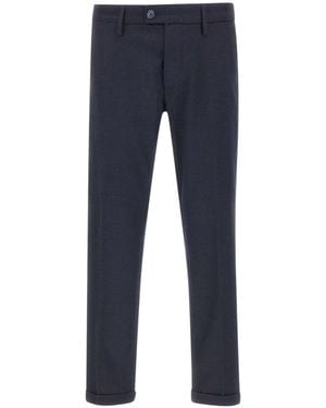 Re-hash Mucha 10 Micro-Pattern Pants - Blue