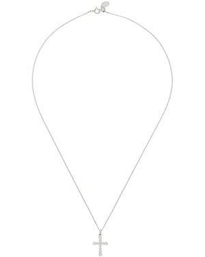 NUMBERING Chain Necklace - White