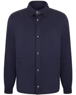 Herno Shirt-Style Casual Jacket - Blue