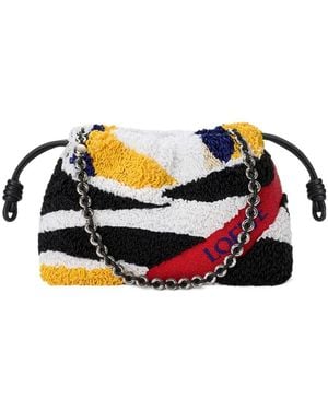 Loewe Pleated Shoulder Bag - Blue