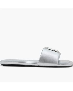 Marc Jacobs Logo Slippers - White