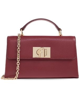 Furla 1927 Chain-Linked Mini Tote Bag - Red