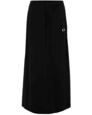 Balenciaga Loop Sports Icon Tracksuit Skirt - Black