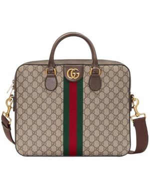 Brown Gucci Briefcases and laptop bags for Men Lyst