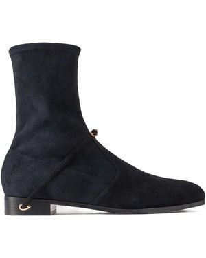 Jennifer Chamandi Suede Ankle-Boots - Black