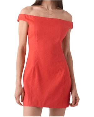 SIR. Off-Shoulder Dress - Red