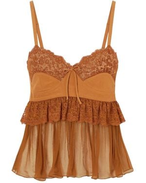 Chloé Sleeveless Top - Brown