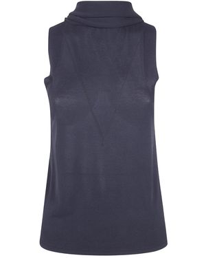 Alberta Ferretti Cape Shirt - Blue
