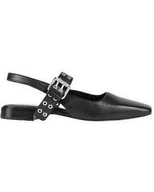 Rag & Bone Minimalistaccent Pointedtoe Ballet Flats - Black