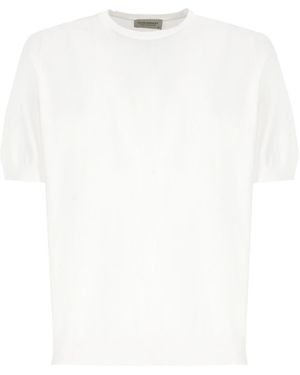 John Smedley Kempton Crew Neck T-Shirt - White
