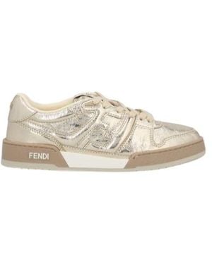 Fendi Match Nappa Laminata+Ric.Logo Sneaker | Lyst