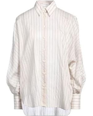 Brunello Cucinelli Striped Shirts - White