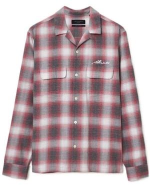 AllSaints Shams Long Sleeve Shirt - Purple