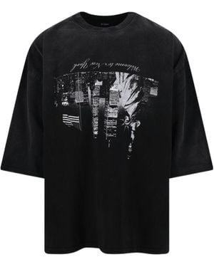 Willy Chavarria Welcome To Ny Buffalo T-Shirt - Black