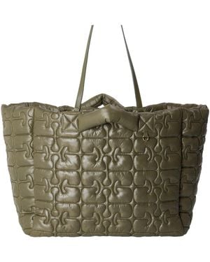 Ganni Simple Tote Bag - Green