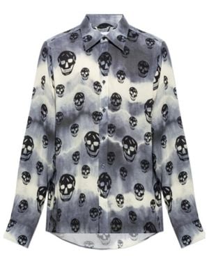 McQueen Long-Sleeved Shirt - Blue