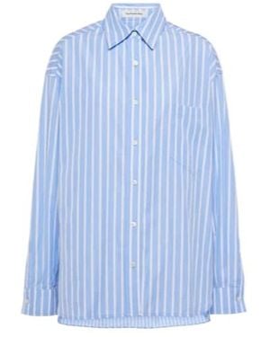 Frankie Shop Striped Shirt - Blue