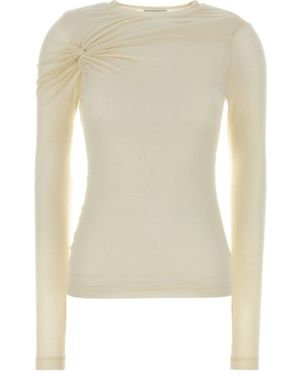 Agolde Lissa Long Sleeve Top - Natural