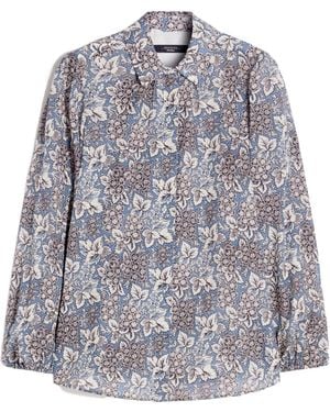 Weekend by Maxmara Periodi All-Over Printed Shirt - Gray