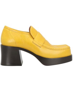 Marni Leather Loafers - Yellow