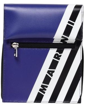Marni Zipper Crossbody Bag - Blue